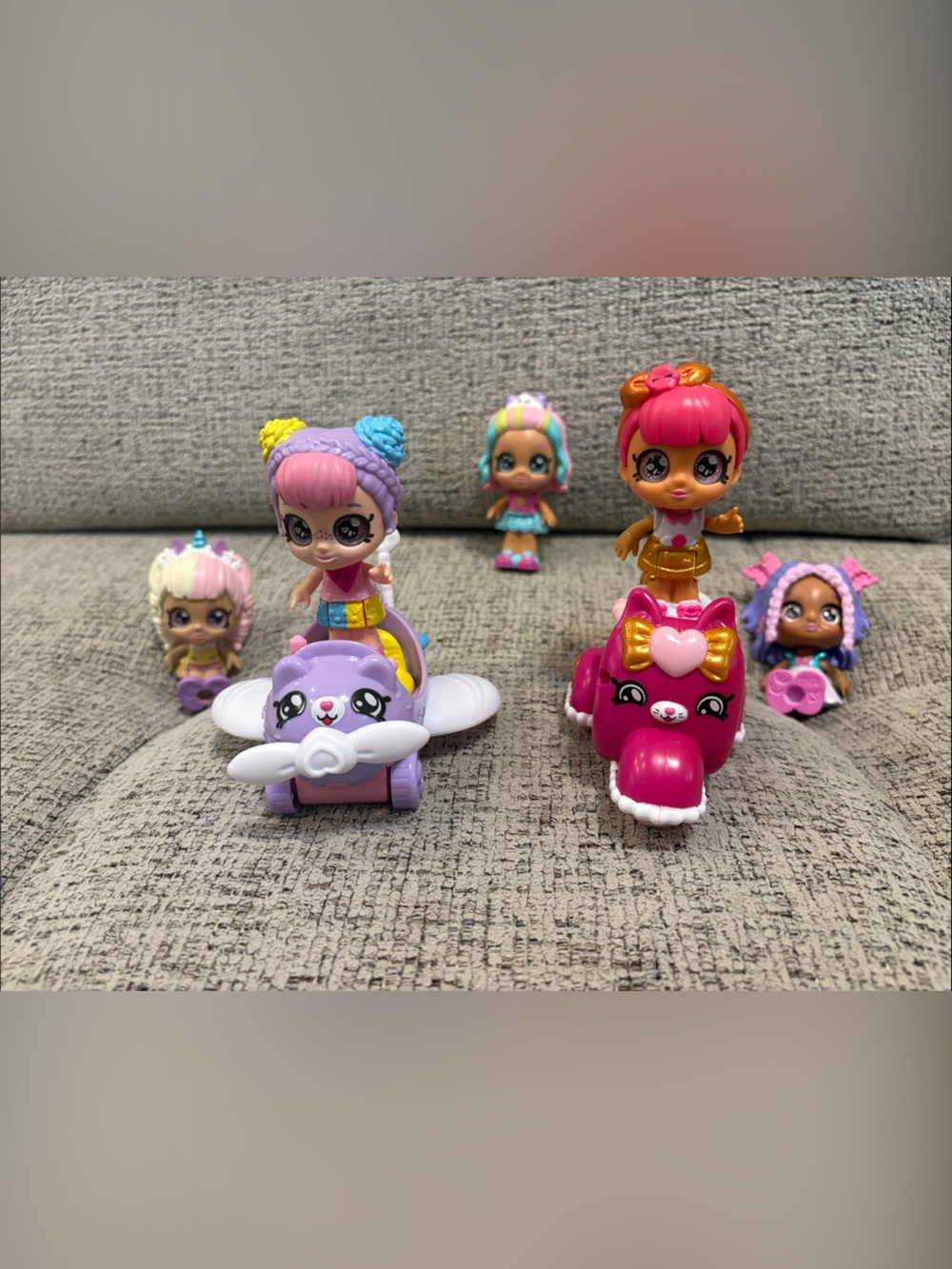 Bundle of 5 mini kindi kids with airplane and scooter